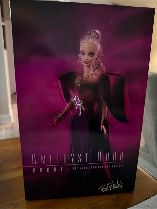 Barbie Other - Amethyst Aura Barbie Bob Mackie Jewel Essence NRFB Collector Doll